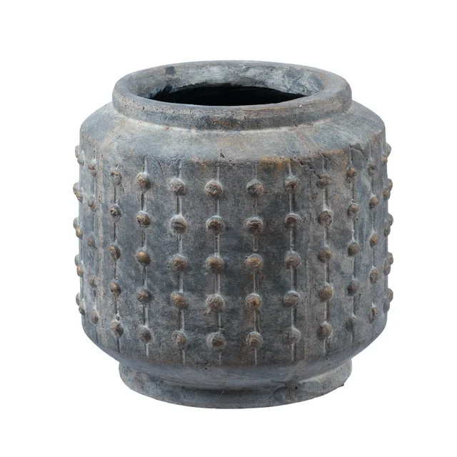 A&B Home Gray Terracotta Weathered Planter 7.5" x 7.5" x 7.5" - Walmart.com | Walmart (US)