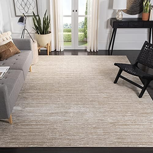 SAFAVIEH Vision Collection Area Rug - 9' x 12', Creme, Modern Ombre Tonal Chic Design, Non-Sheddi... | Amazon (US)