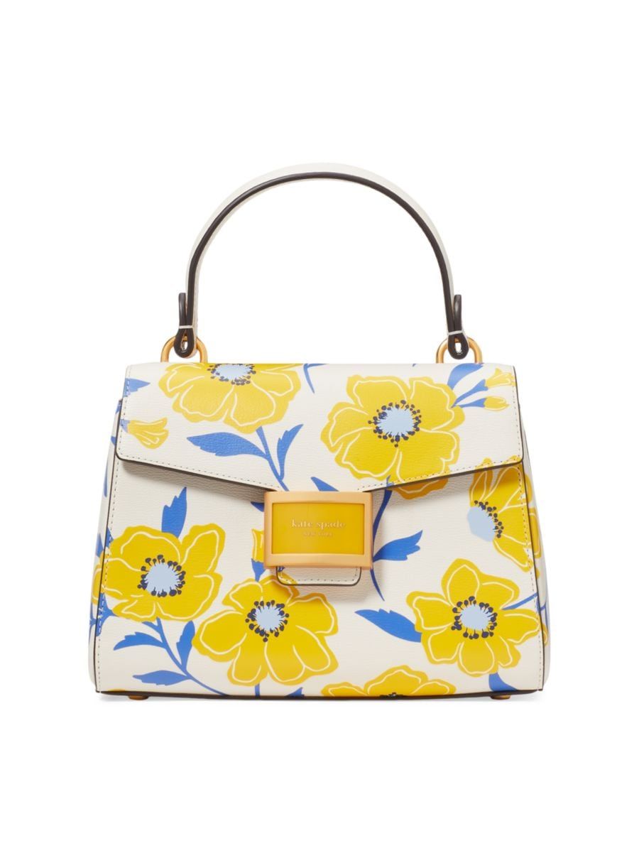 Katy Sunshine Floral Leather Bag | Saks Fifth Avenue