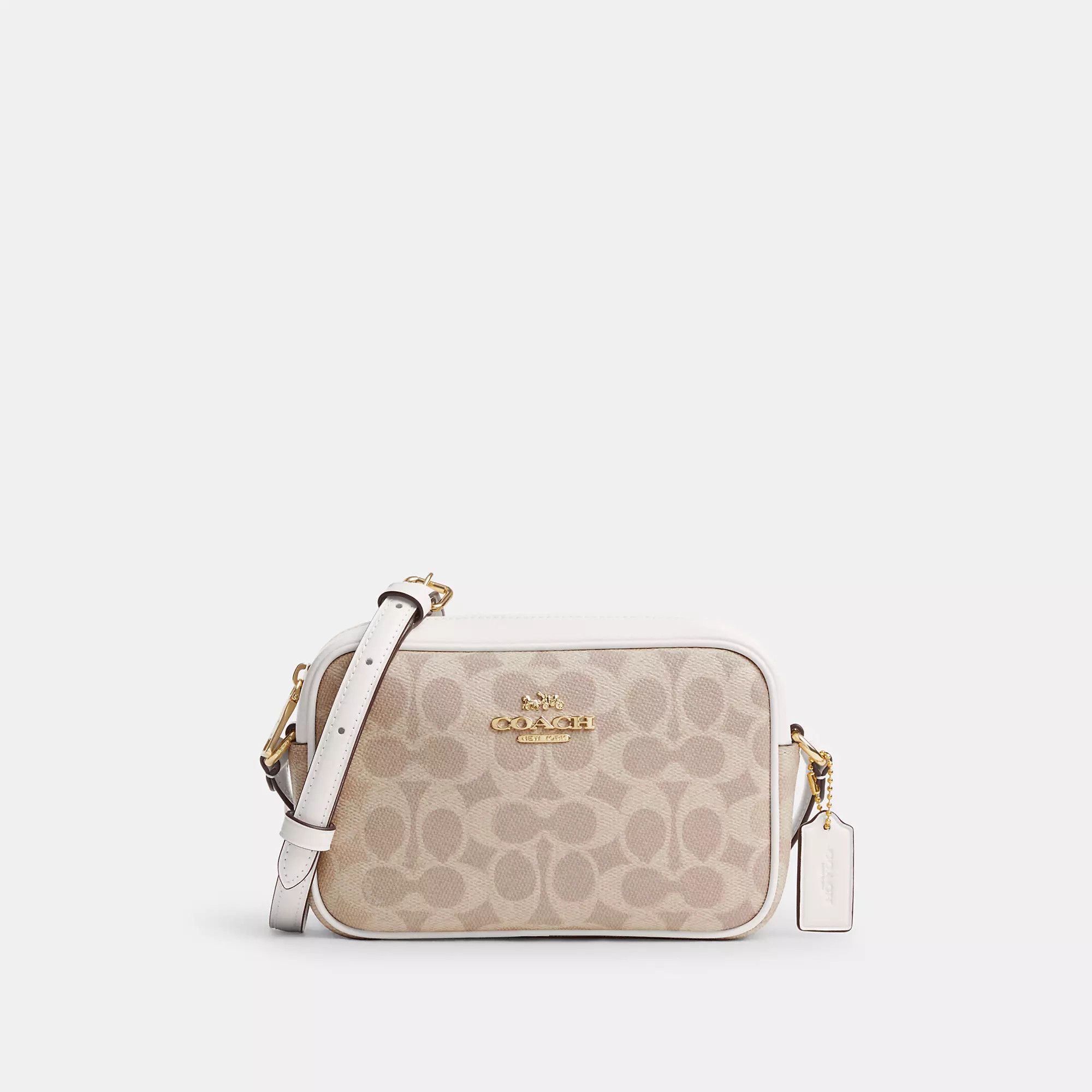 Coach Outlet Mini Jamie Camera Bag In Signature Canvas | Shop Simon
