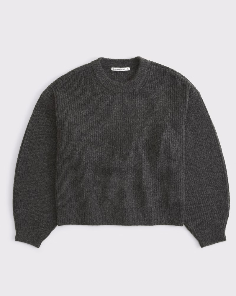 Women's Barrel Sleeve Sweater | Women's Tops | Abercrombie.com | Abercrombie & Fitch (US)