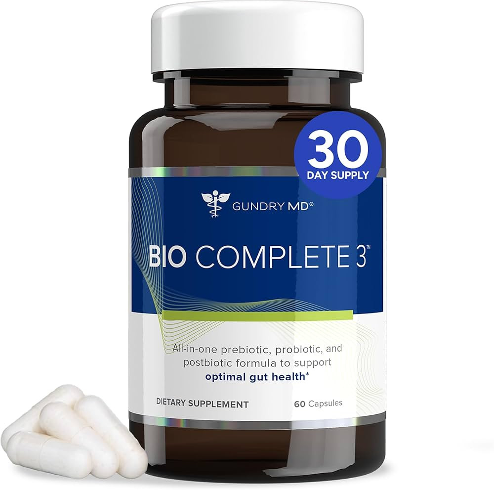 Gundry MD® Bio Complete 3, 3-in-1 Probiotics for Gut Health, Probiotic Supplements for Digestion... | Amazon (US)