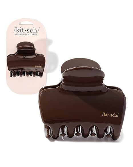 Kitsch Plastic Puffy Claw Clip for Women - 3.15 Inches Claw Clips for Full or Half Ponytail, Secu... | Amazon (US)
