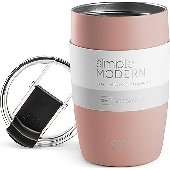 Amazon.com: Simple Modern Travel Coffee Mug Tumbler with Clear Flip Lid | Reusable Insulated Stainle | Amazon (US)