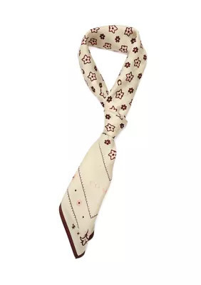 COACH Women's Western Floral Printed Silk Square Scarf | Belk