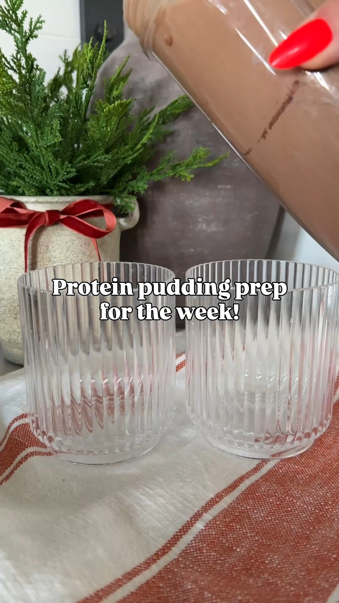Use code: BETHANYBROST for 10% off your order. I’ve been on the hunt this year for a clean protein powder my whole family can enjoy and I found it: Only 4 ingredients, no additives, dairy free, & delicious — 
We either mix it with milk (Califia’s almond coconut milk is our favorite), OR I make overnight protein pudding in the blender (shown here!): 1 cup milk + 1 scoop protein powder + 2T Pb2 powder = 1 serving. I always double or triple the batch. Each serving has 31g of protein.💪

#LTKdayinmylife #LTKOver40 #LTKfitnessgoals