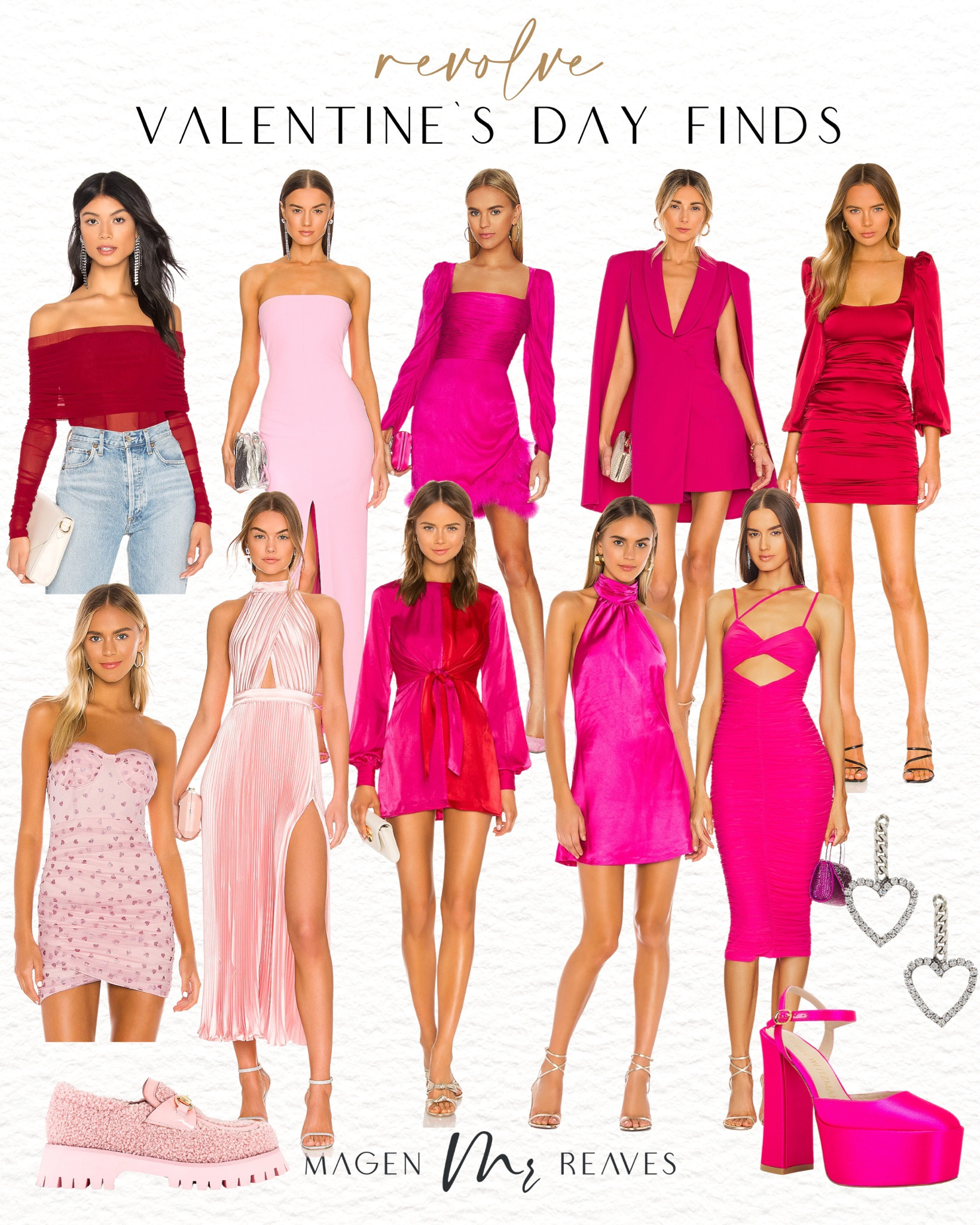 Valentine’s Day looks from revolve - revolve finds - revolve favorites - VDAY - Valentine’s Day - pink outfits - red outfits 

#LTKstyletip #LTKfit #LTKSeasonal