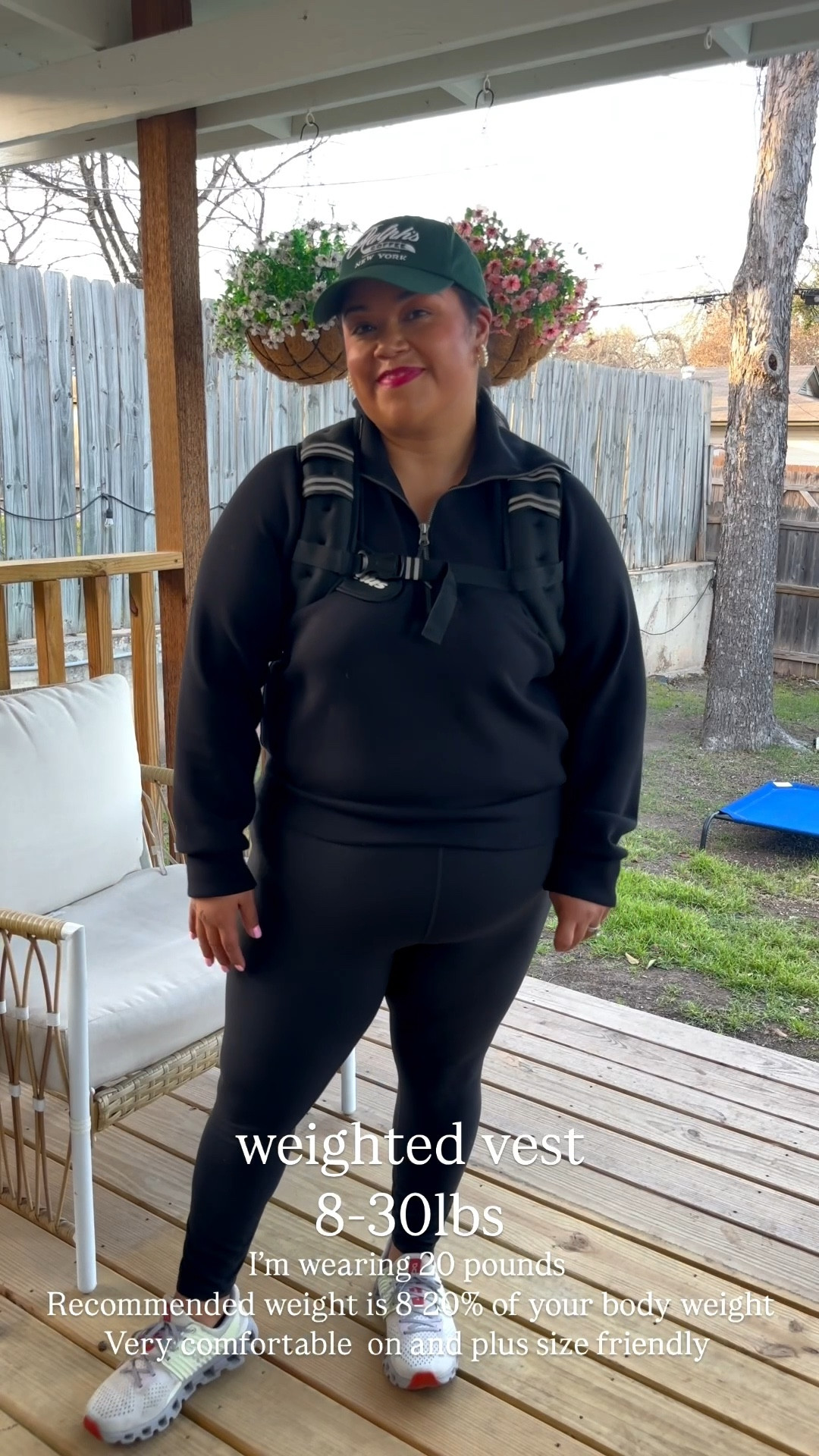 🚶🏾‍♀️BENEFITS TO WALKING WITH A WEIGHTED VEST🚶🏾‍♀️I’ve been walking with a weighted vest for the past month and these are some of the improvements I’ve seen⬇️

1️⃣Better Posture- The weight of the vest forces you to walk more upright and in a neutral spine position, giving you much better posture. I tend to hunch my shoulders forward, and so this has been really help correct my posture. 

2️⃣Increased Calorie Burn- I burn more calories while walking with a weighted vest, which has in turn helped accelerate my weight loss. I wear a 20 pound vest, but I’m thinking about increasing it to 30 pounds next month. (The recommendation is 5-20% of your body weight)

3️⃣Increased Core Strength- My core is getting so much stronger now that I’m wearing my weighted vest. Since it works to stabilize my body naturally while wearing the vest walking, I notice when I’m completing other tasks where my core would need to activate it just does. From lifting items like laundry baskets, walking up stairs, carrying groceries inside the house, my body just feels like its moving around easier than before. 

🚶🏾‍♀️I’m wearing a vest thats available in 8-30 pounds, and I’m wearing the 20 pound vest. 

Weight loss, cardio health, fitness, weighted vest, health journey, smiles and pearls

#LTKMidsize #LTKActive #LTKfitnessgoals