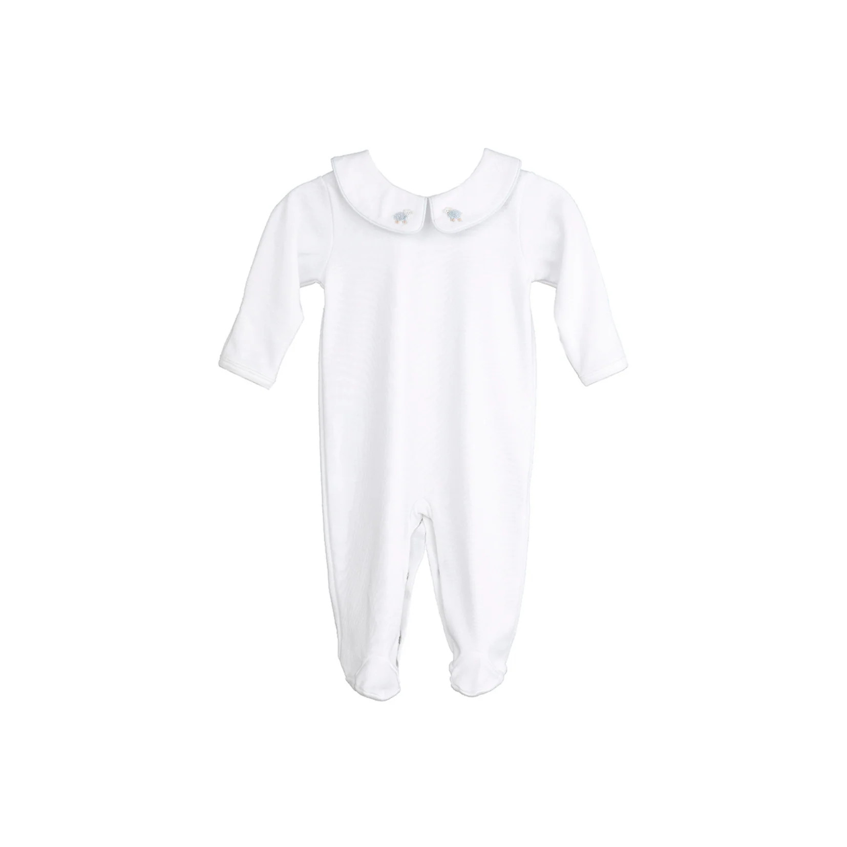 BABY LITTLE BO PEEP COTTON KNIT FOOTIE | Lenora