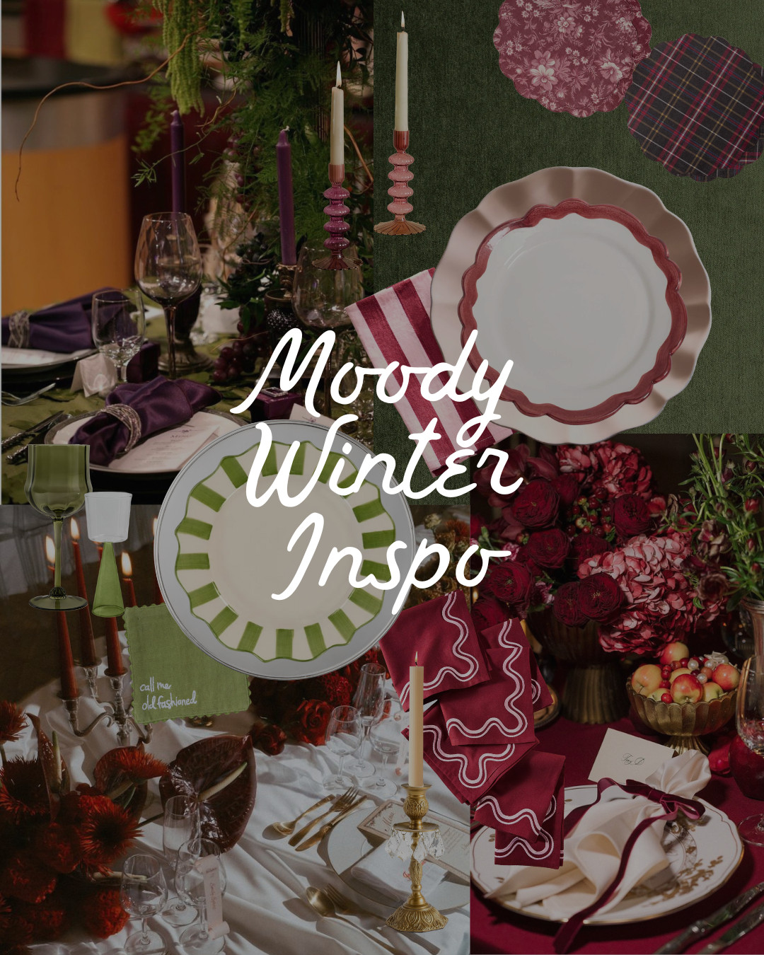 Your guide to the ultimate moody winter tablescapes!! Monochrome moments and a fresh take to bring some color back during the dull winter!!  

 #LTKSeasonal #LTKHome