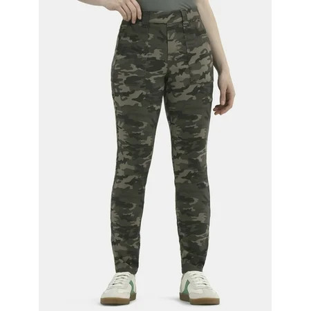 No Boundaries High Rise Pull On Skinny Pants Women s | Walmart (US)