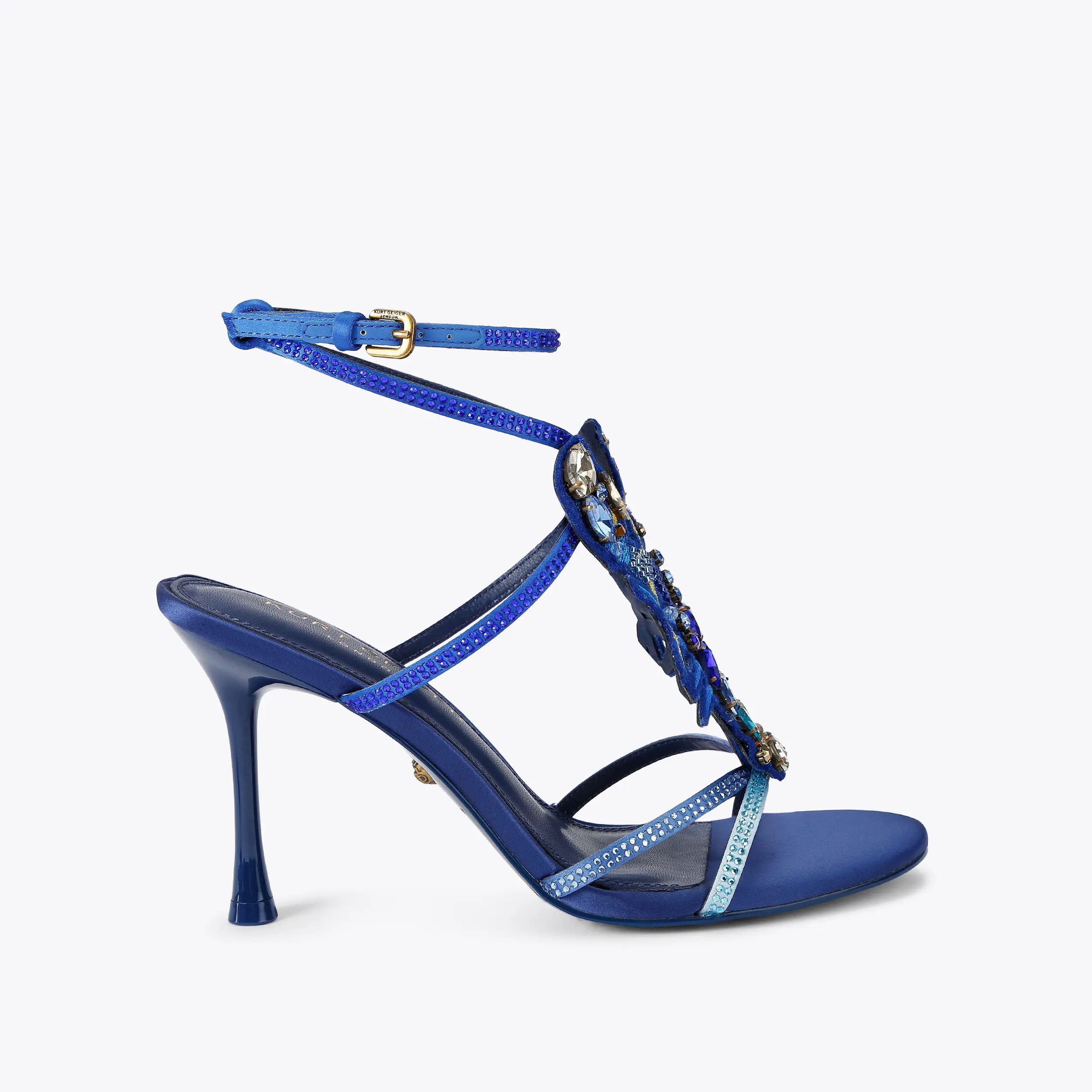 LOBSTER SANDAL Blue Fabric Lobster Sandal by Kurt Geiger London | Kurt Geiger US