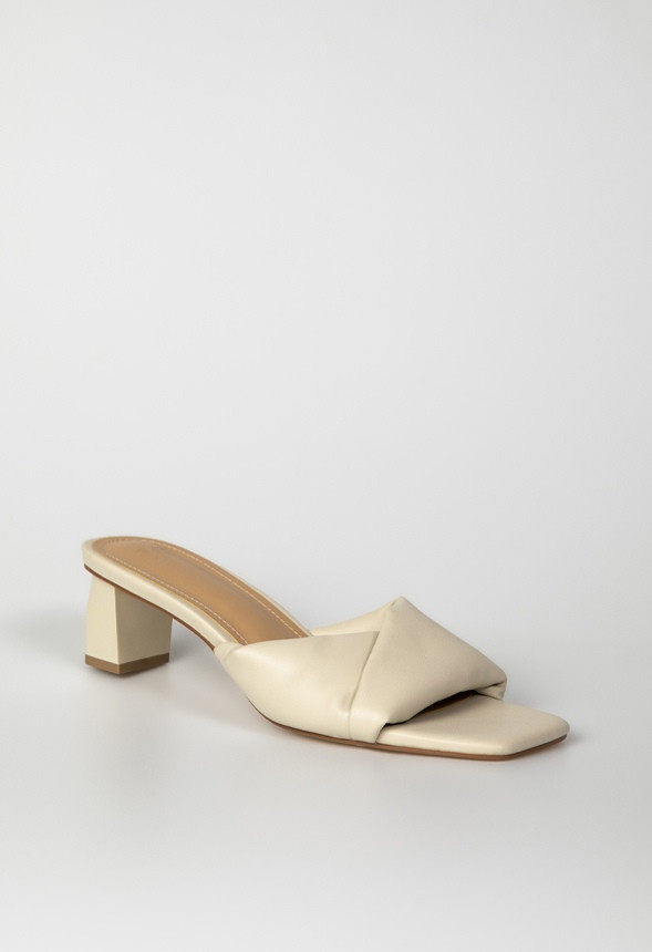 Caroline Mule Heeled Sandal | JustFab