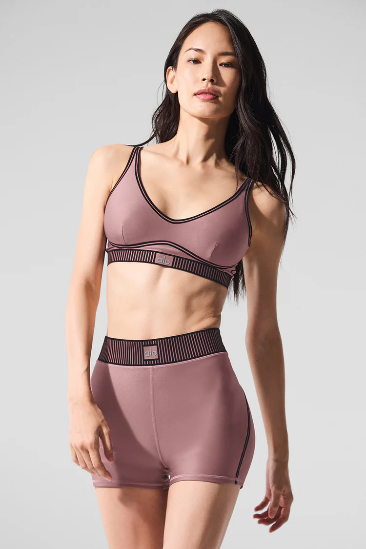 Airlift Line Up Bra - Smoky Quartz | Alo Yoga (US)
