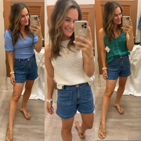 Like and comment “KOHLS SHORTS” to have all links sent directly to your messages. Loving these shorts from kohls they seem so high end. Great fit, details and on sale for $29 I went down to a 4 ✨ 
.
#kohls #kohlsfinds #denimshorts #summerstyle #womensshorts #denim #summeroutfit 

#LTKStyleTip #LTKFindsUnder50 #LTKSaleAlert