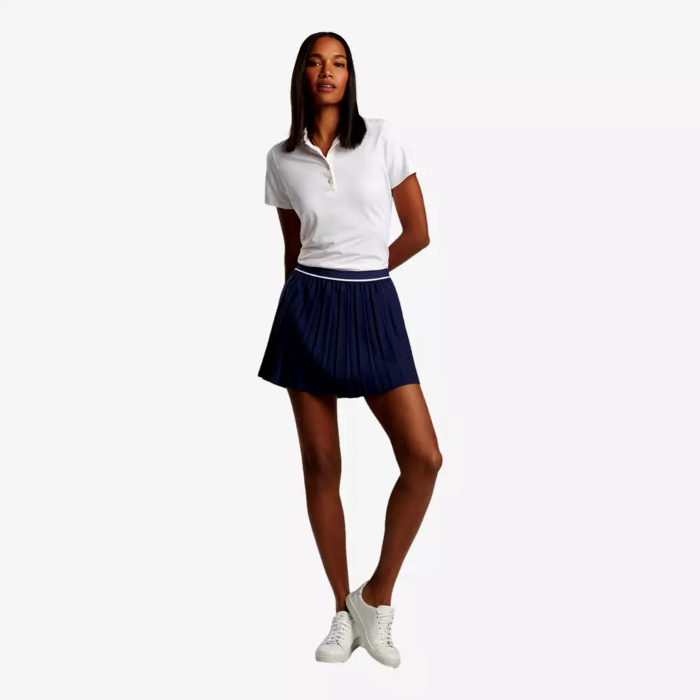 Peter Millar Mickey 15"" Pleated Skort, Navy | PGA TOUR Superstore