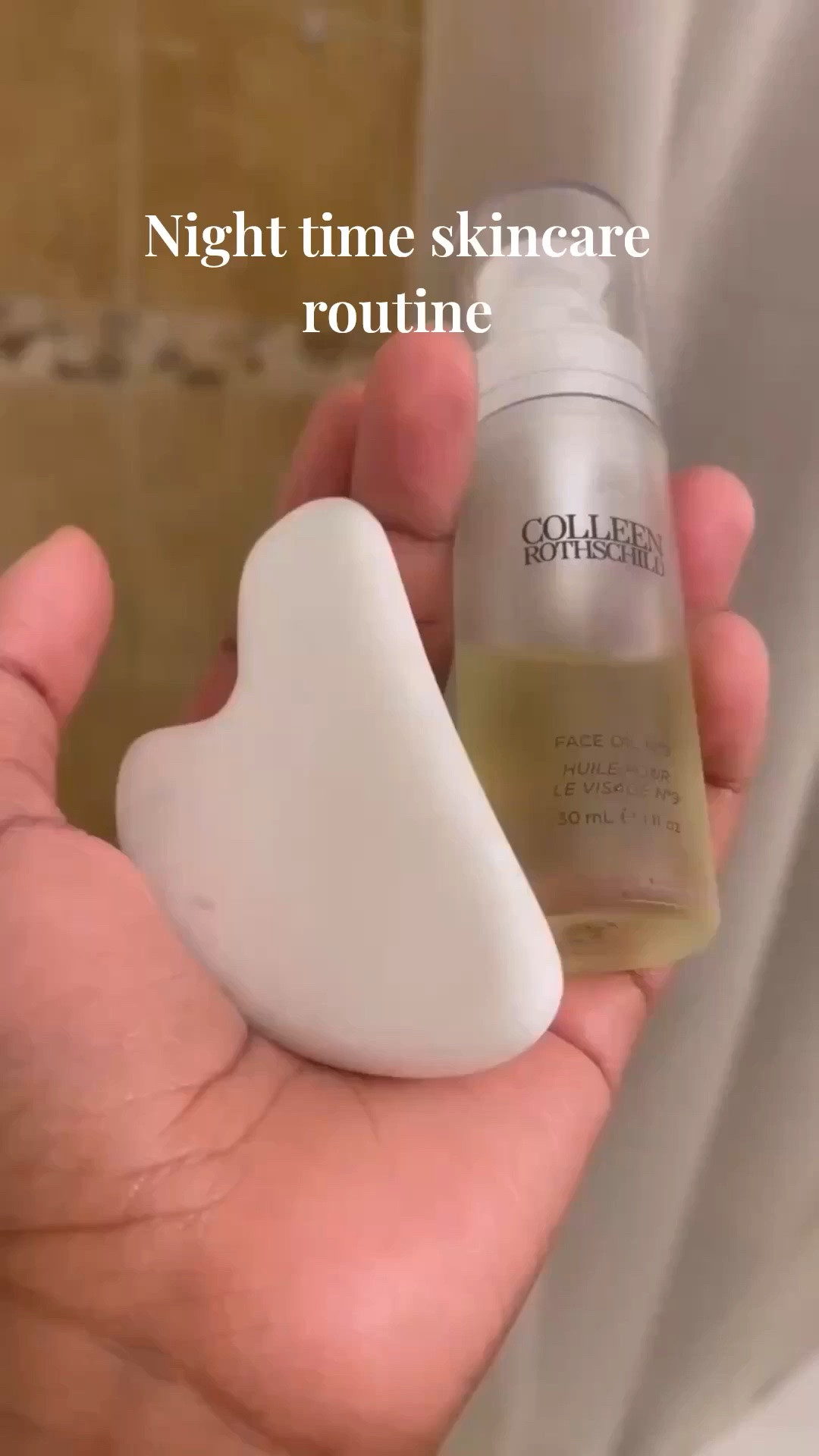 Secretsofyve: my nighttime facial routine! Use a Guasha tool in addition to the @collenrothschild luxury oil. Skincare gift ideas. 
#Secretsofyve #ltkgiftguide
Always humbled & thankful to have you here.. New posts daily at 3pm &4:15pm EST. 
CEO: PATESI Global & PATESIfoundation.org
 @secretsofyve : where beautiful meets practical, comfy meets style, affordable meets glam with a splash of splurge every now and then. I do LOVE a good sale and combining codes! #ltksalealert #ltku #ltkplussize #ltkmidsize #ltkover40 #ltkpetite #ltktall #ltkvlog #ltktravel #ltkbump #ltkootd #ltkselfcare #ltkbeauty #ltkstorytime #ltkmorningroutine
#ltkdayinmylife #ltkmomlife #ltkgrwm
secretsofyve

#LTKSeasonal #LTKWorkwear #LTKWedding