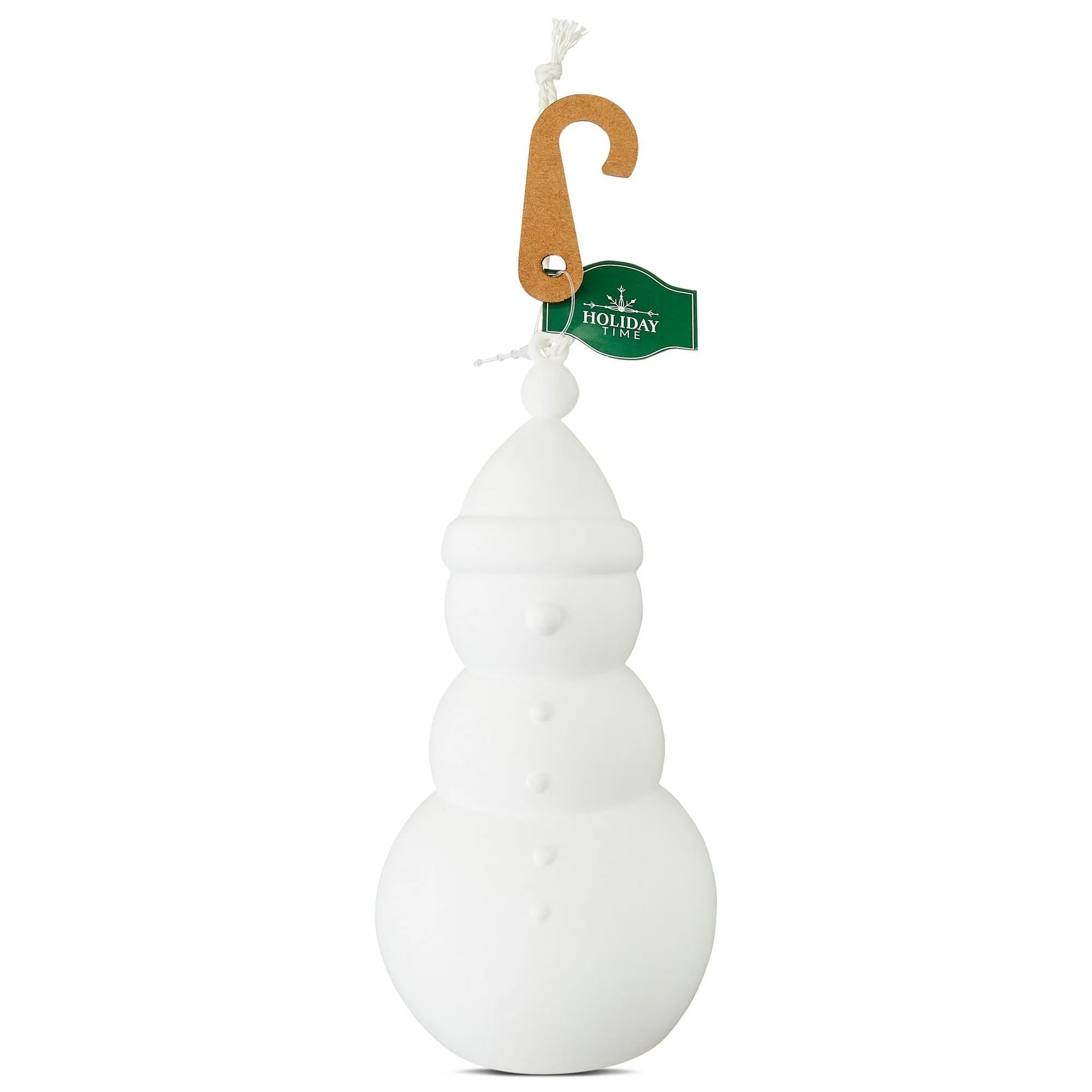 White Snowman Christmas Ornament, 6", by Holiday Time | Walmart (US)