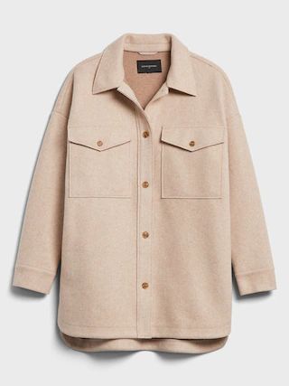 Cozy Shirt Jacket | Banana Republic Factory