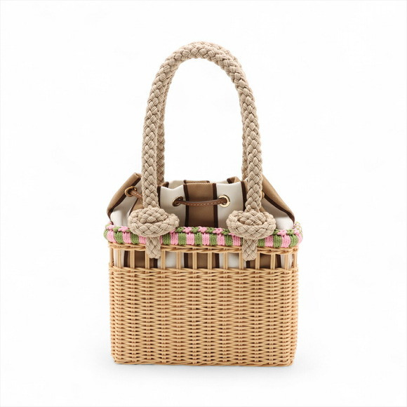 Prada Beige Rattan Handbag Tan | Poshmark