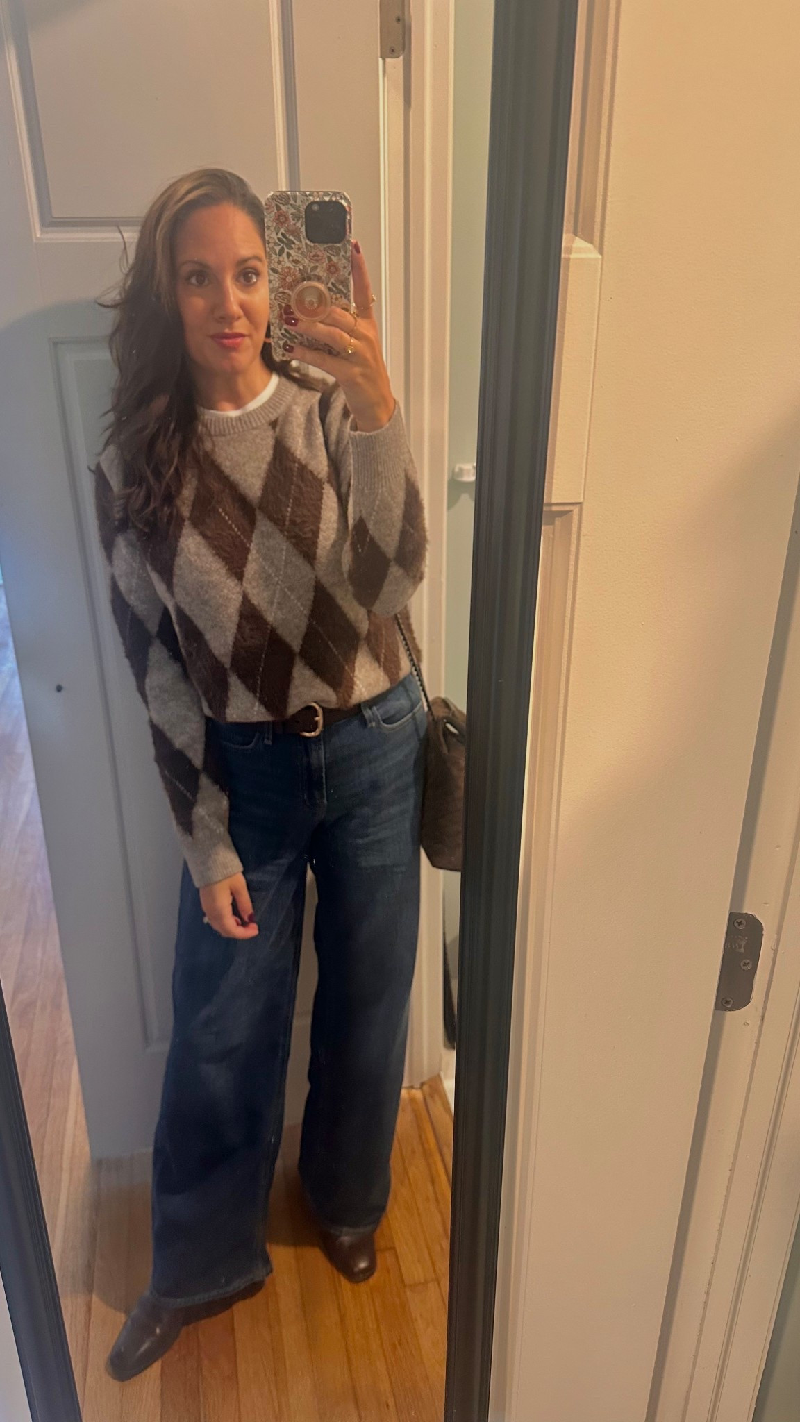 spending the day in NYC & rocking this fabulous #argyle sweater from #Mango! 

#LTKStyleTip #LTKFindsUnder100 #LTKWorkwear