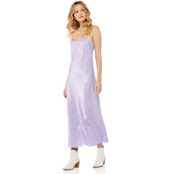 Scoop Women’s Midi Slip Dress | Walmart (US)