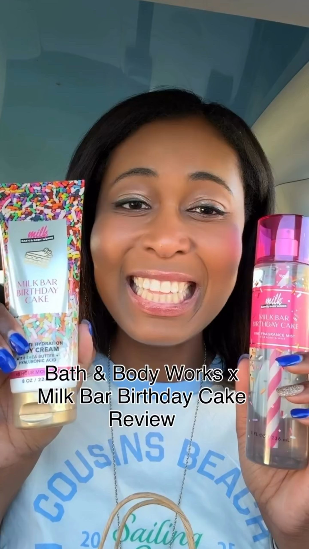 I’m loving the new @bathandbodyworks x @milkbarstore birthday cake scent. It smells just like a real-life birthday cake!! #bathandbodyworks #bathandbodyworksxmilkbar #birthdaycakebodymist #birthdaycakefragrance #bathandbodyworksaddict #bathandbodyworkshaul