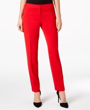 Calvin Klein Highline Straight-Leg Pants | Macys (US)