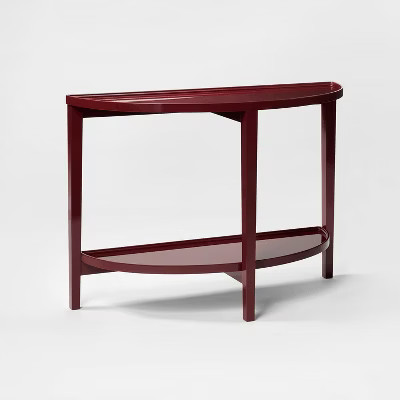Console Table Lacquer Finish Dark Red - Threshold™ designed with Studio McGee | Target