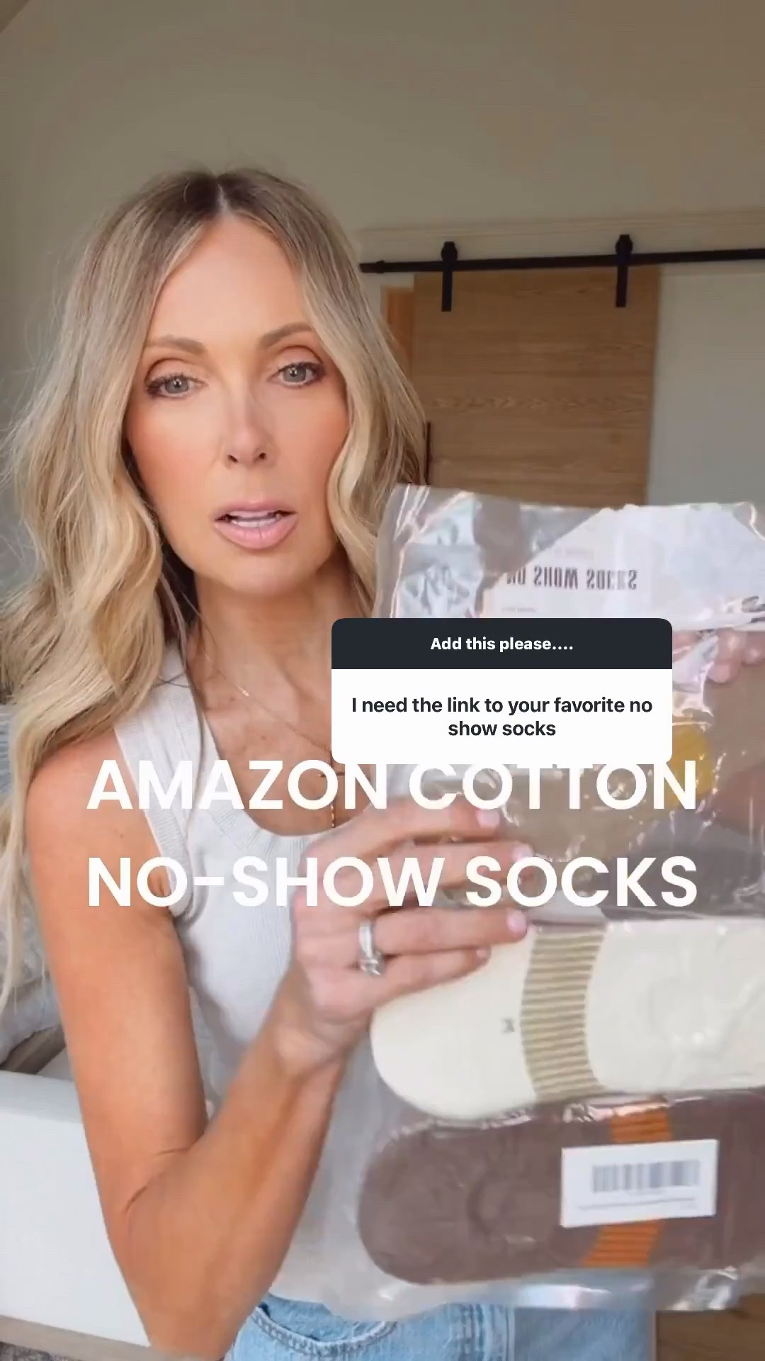 One more time for the Amazon socks!