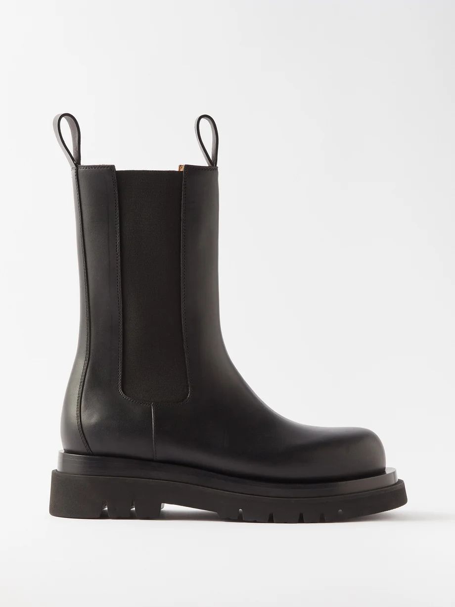 Lug leather Chelsea boots | Matches (US)