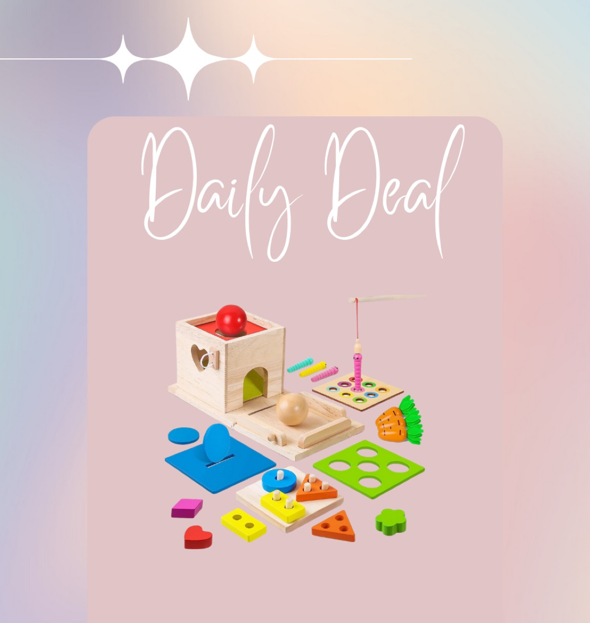 6 in 1 Montessori toy 

#LTKbaby #LTKGiftGuide #LTKCyberWeek