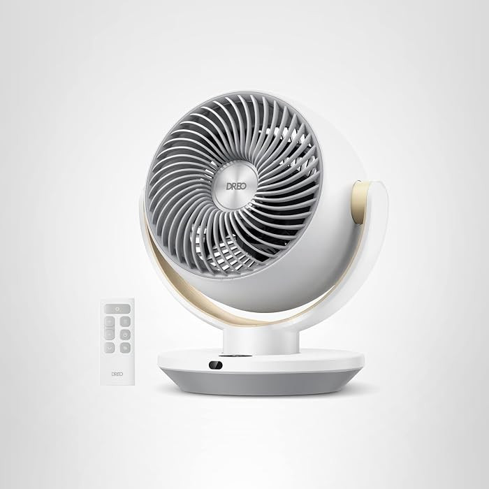 DREO Fan for Bedroom, Desk Air Circulator Fans with Remote, 11 Inch Table Fan for Whole Room, 65f... | Amazon (US)