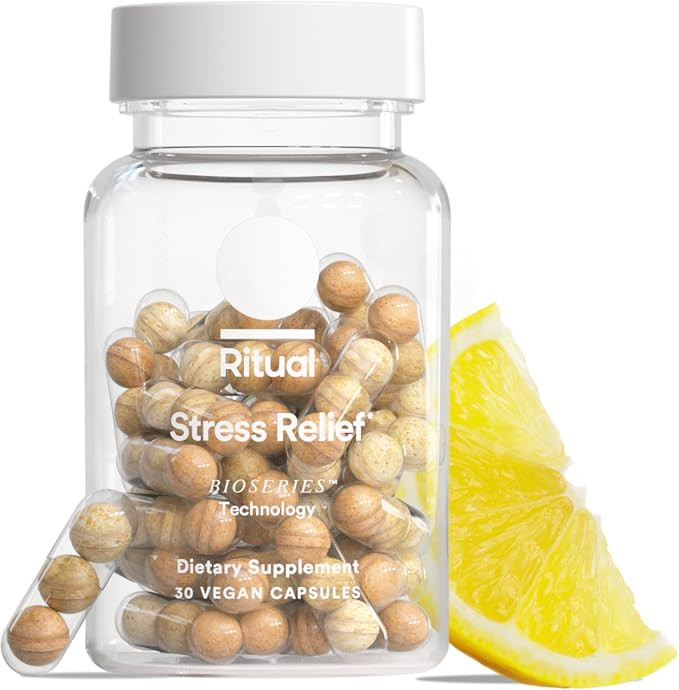 Ritual Stress Relief Supplement - Ashwagandha, L-Theanine, & Saffron - Helps Reduce Stress, Manag... | Amazon (US)