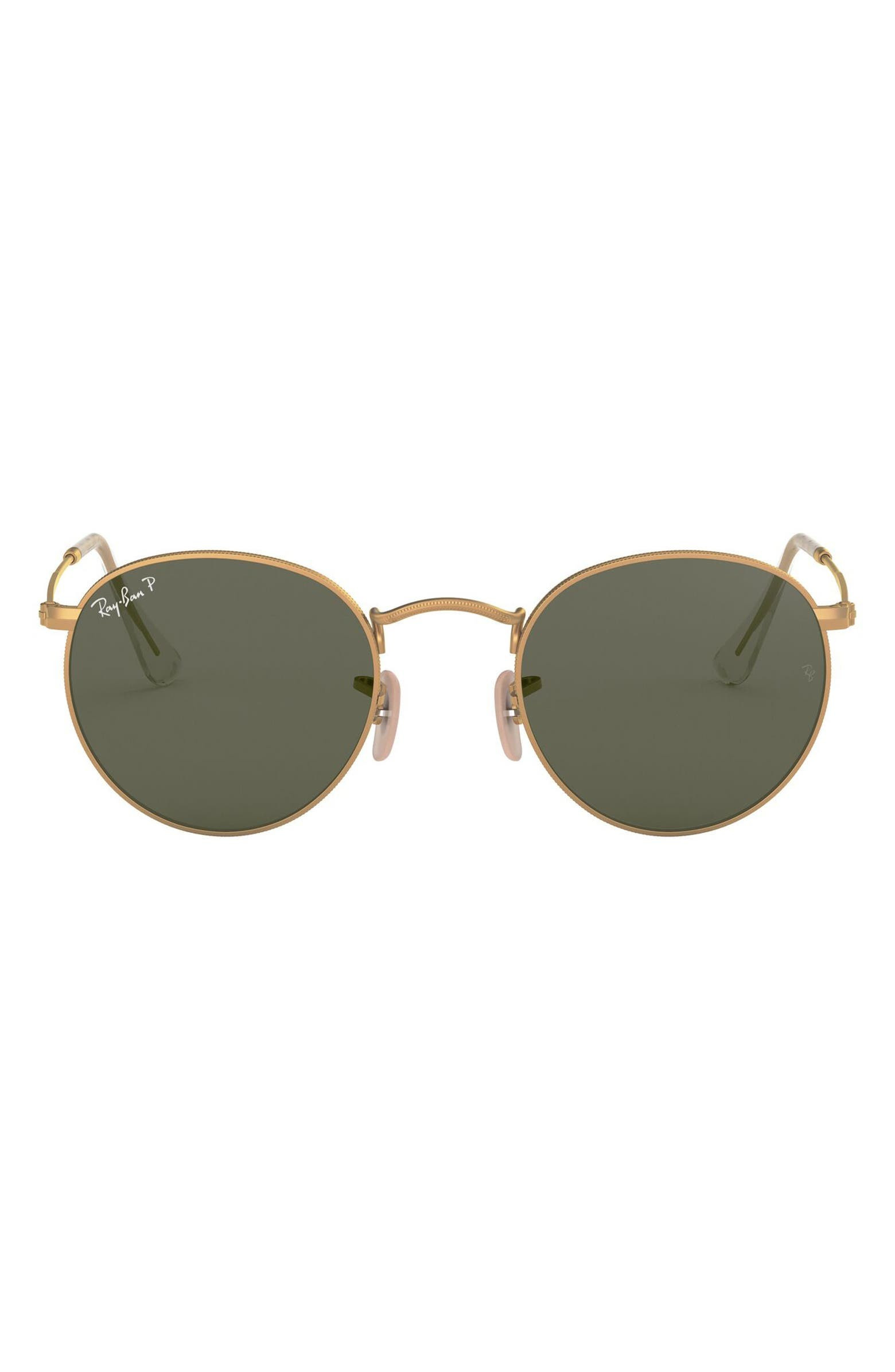 50mm Polarized Round Sunglasses | Nordstrom