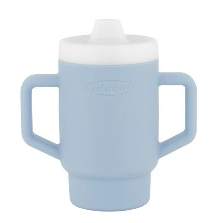 Infantino My 1st Tiny Tumbler – Adorable 4.7 oz. Training Cup with Toddler-Friendly Straw and Handle, Clarity | Walmart (US)