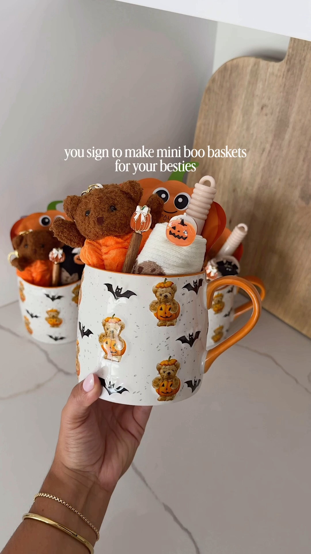 The cutest pumpkin teddy bear mugs for mini boo baskets 🧸 🎃 

#boobasket #teddybearmug #pumpkinmug #halloweenmug #fallmug #kohls #boobasketideas #girlsnight #halloween

#LTKSeasonal #LTKselfcare #LTKHome