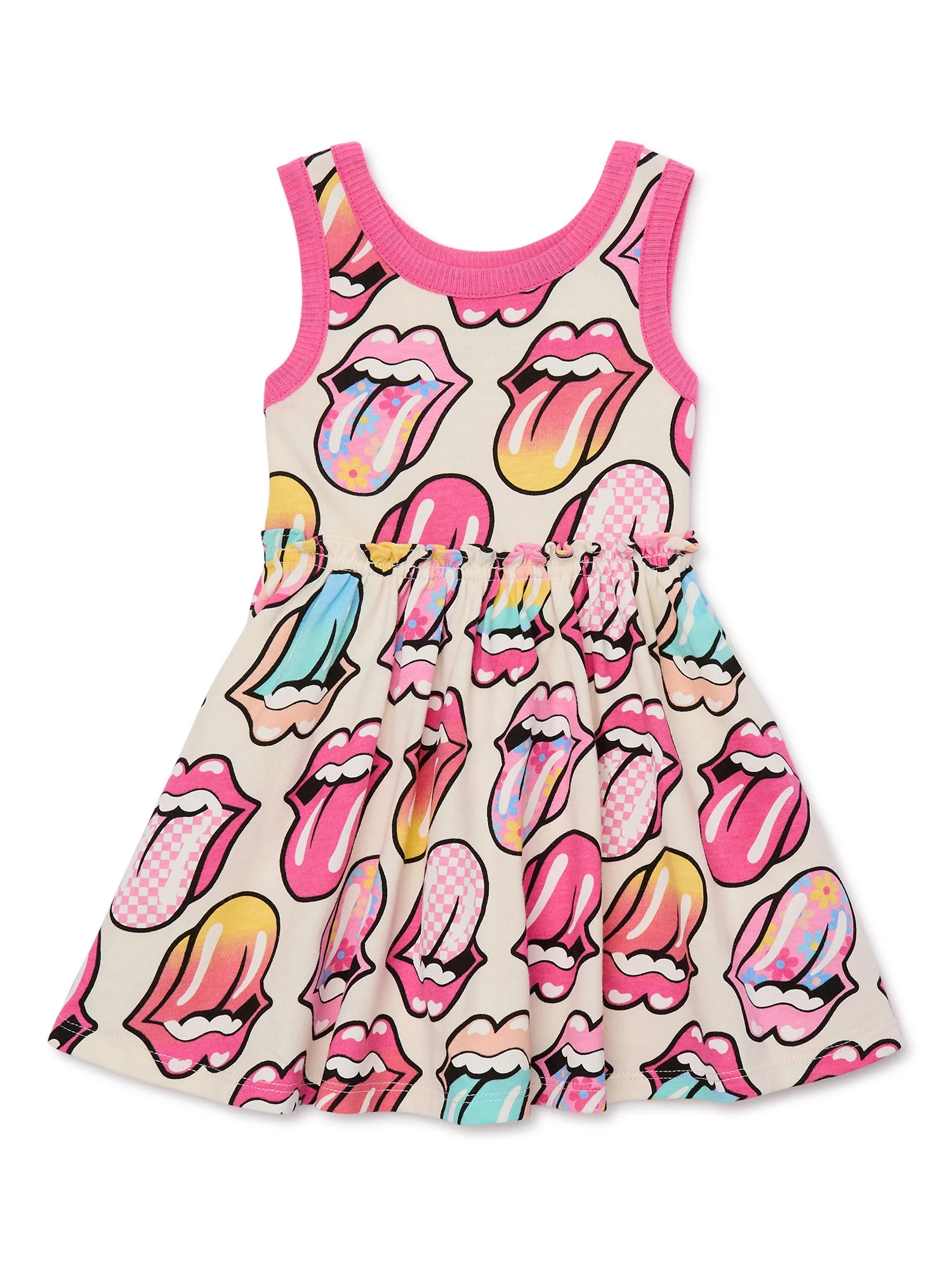 Rolling Stones Toddler Girls Tank Dress, Sizes 12M-5T | Walmart (US)