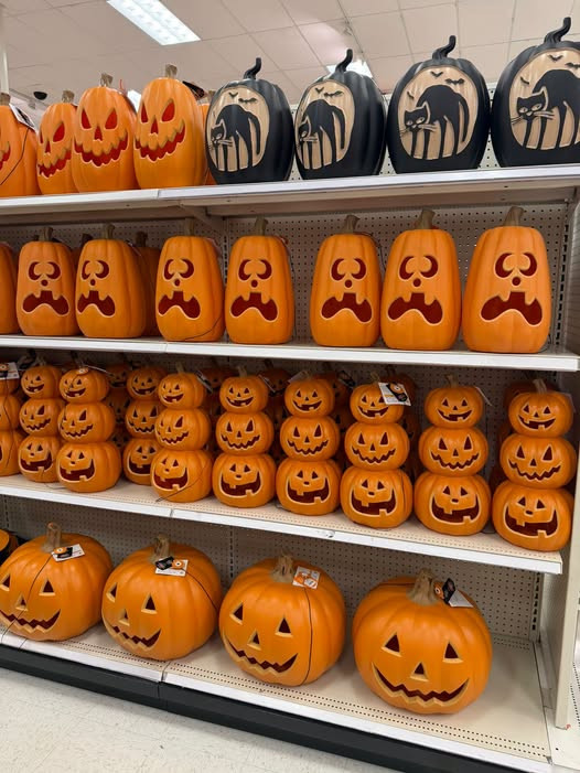 All the light-up pumpkins have arrived! 🎃✨ So many cute ones to choose from! 🧡 Perfect for adding that cozy Halloween glow! 👻

#HalloweenDecor #FallDecor #PumpkinDecor #HalloweenFinds #LTKHome #LTKSeasonal 

 