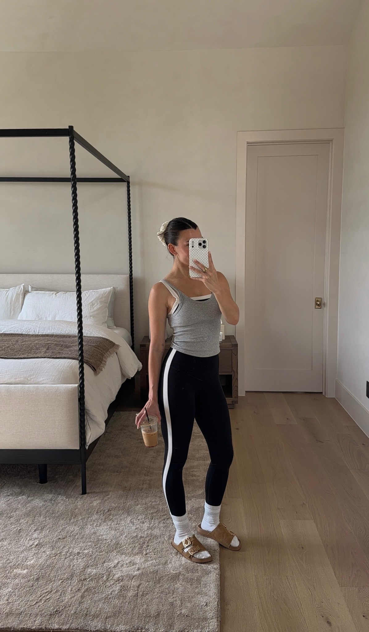 Wearing this aerie set to Pilates!! 🩰

Workout outfit inspo, leggings, matching set, Pilates fit, Amazon finds, home decor, polka dots, alo, loungewear, everyday looks