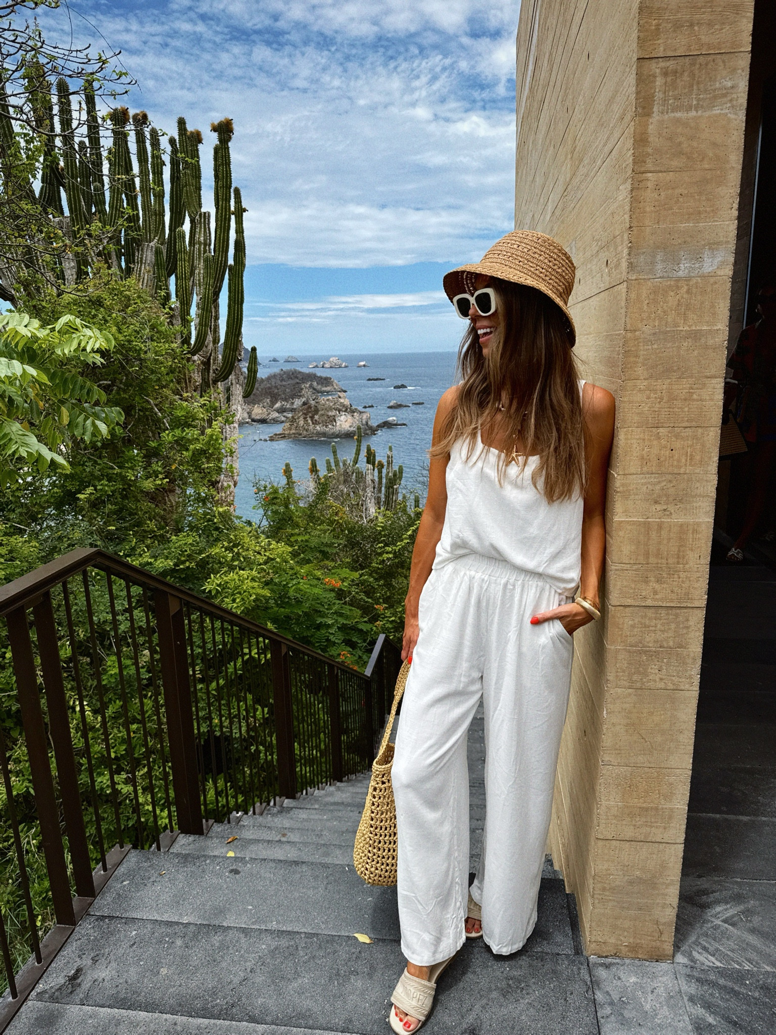 Cutest Amazon set!! White linen pants set. True to size  



#LTKStyleTip #LTKFindsUnder50 #LTKTravel