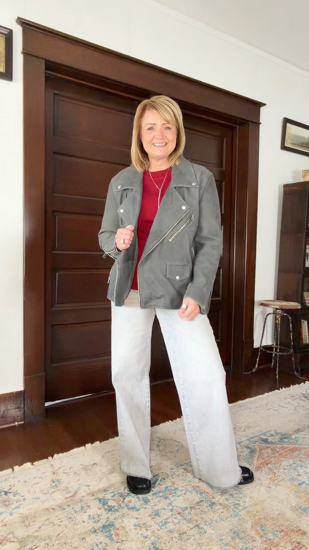 Finally cold enough for this great jacket. Wearing my true size  

#LTKHoliday #LTKOver40