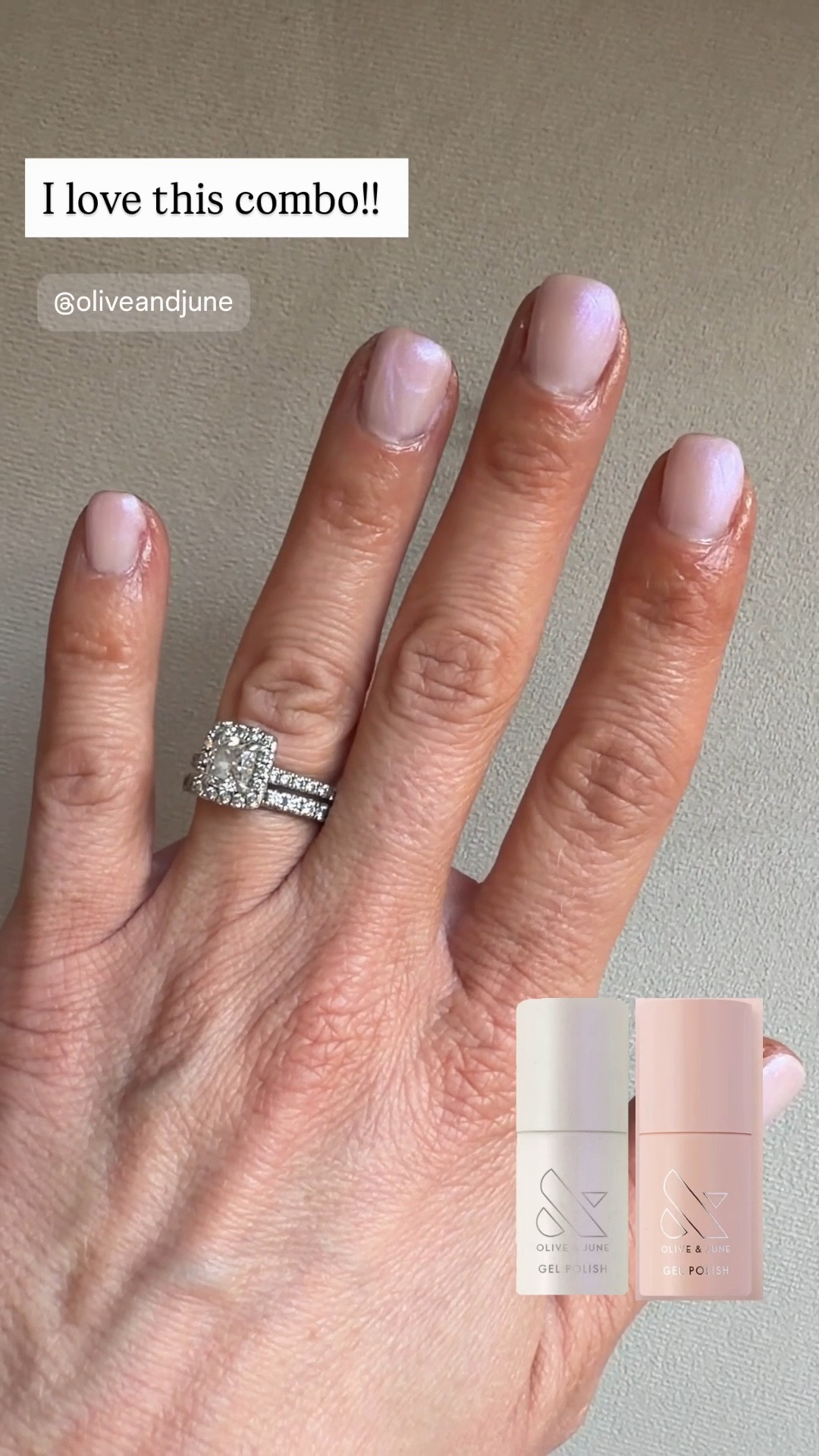 Nail combination 
Neutral nails 

#LTKselfcare #LTKBeauty