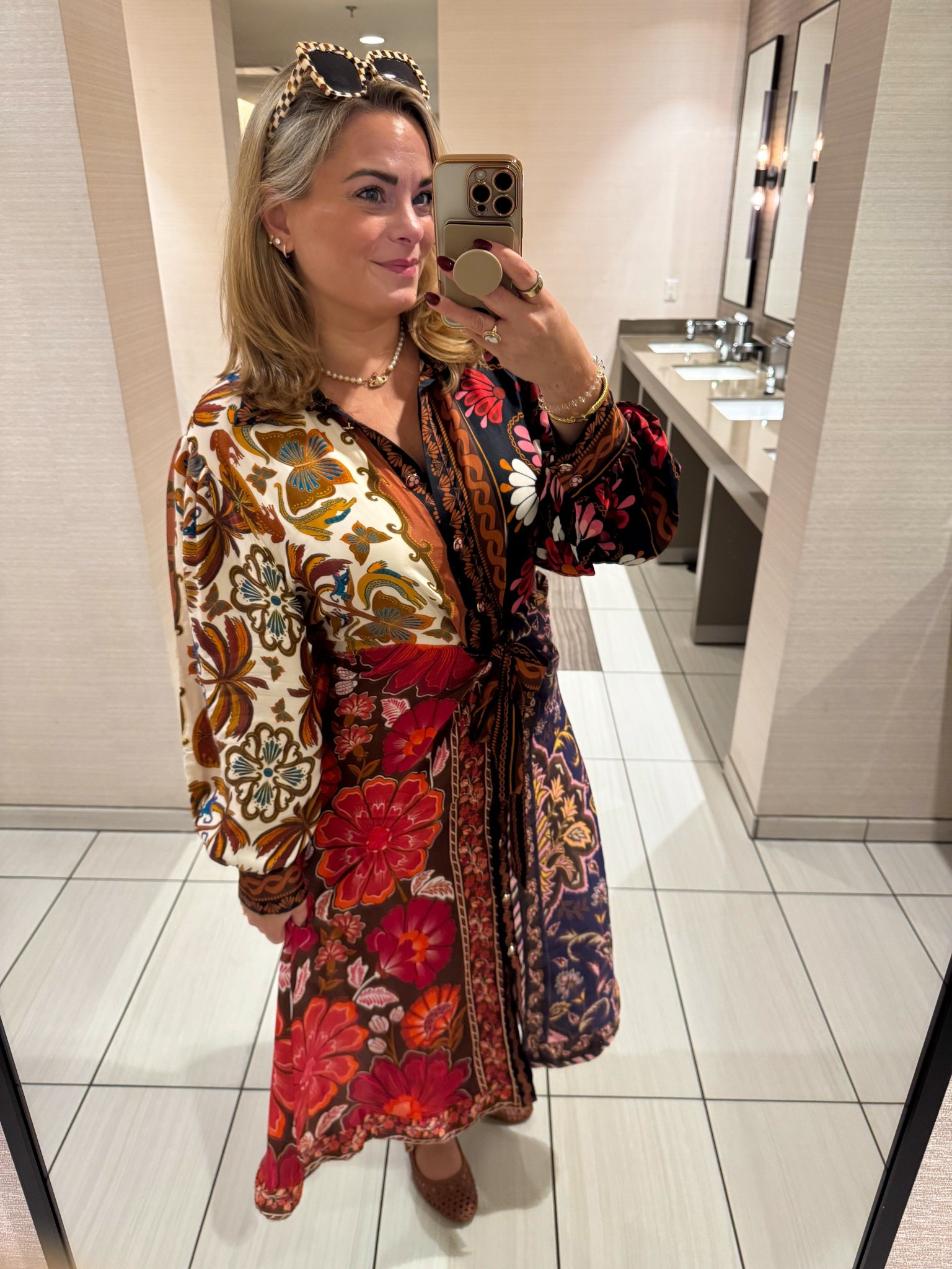 An older favorite Farm Rio dress pulled through again for this work event. I’m in a large and it’s a bit roomy, so I’d say stick to your true size. This print is no longer available but check Poshmark, or shop the current version linked below!

#LTKMidsize #LTKStyleTip #LTKWorkwear