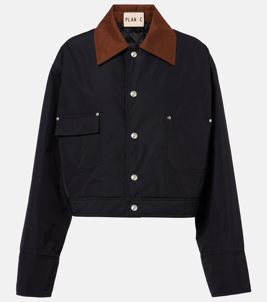 Cropped twill jacket | Mytheresa (US/CA)