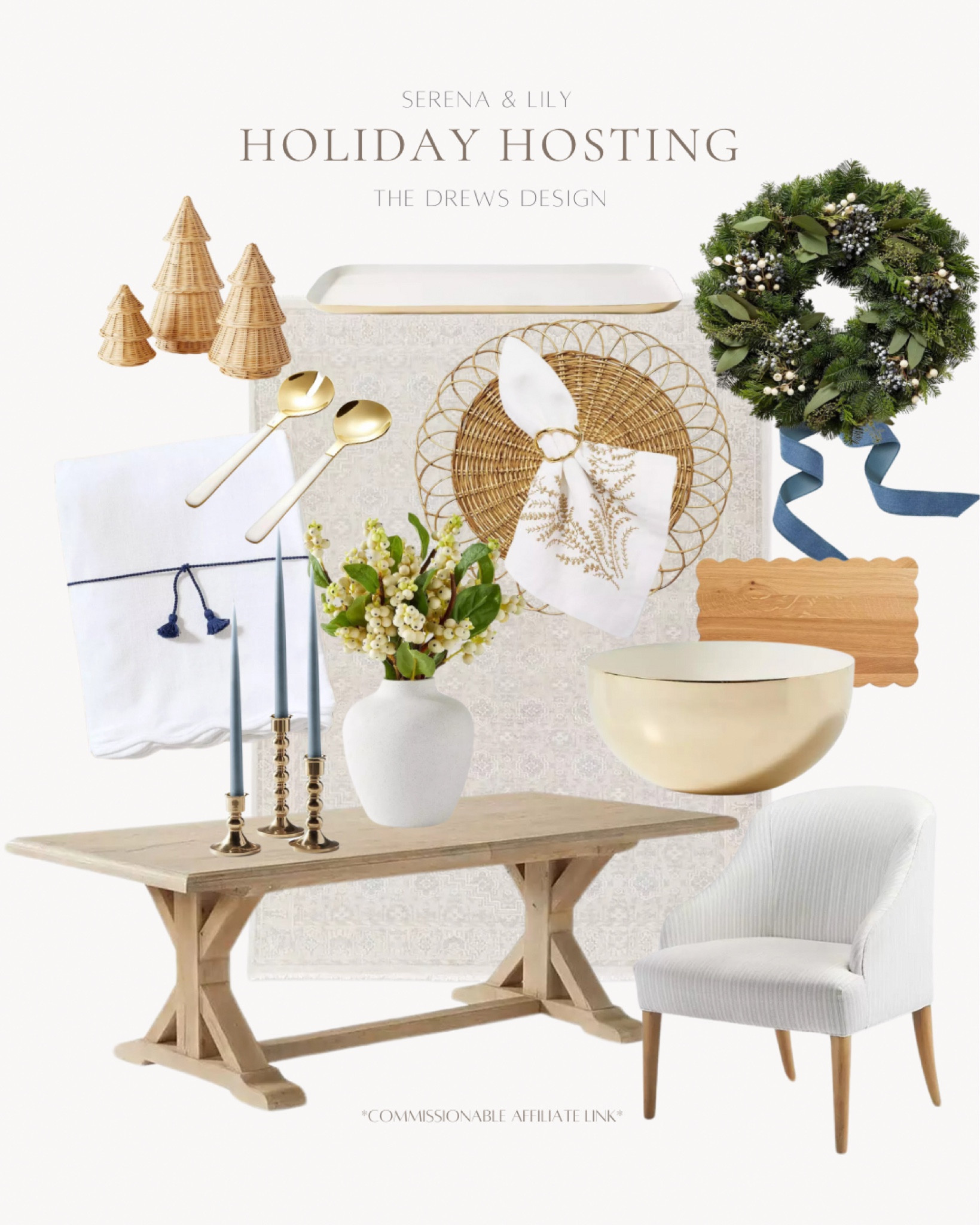 No worries when holiday hosting with Up to 30% off dining and entertaining at Serena & Lily! 

Dining table decor, table setting, holiday decor, Christmas decor, dining table, area rug, table linens

#LTKSaleAlert #LTKHoliday #LTKHome
