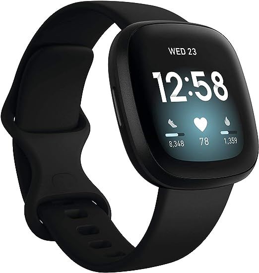 Fitbit Versa 3 Health & Fitness Smartwatch W/ Bluetooth Calls/Texts, Fast Charging, GPS, Heart Ra... | Amazon (US)
