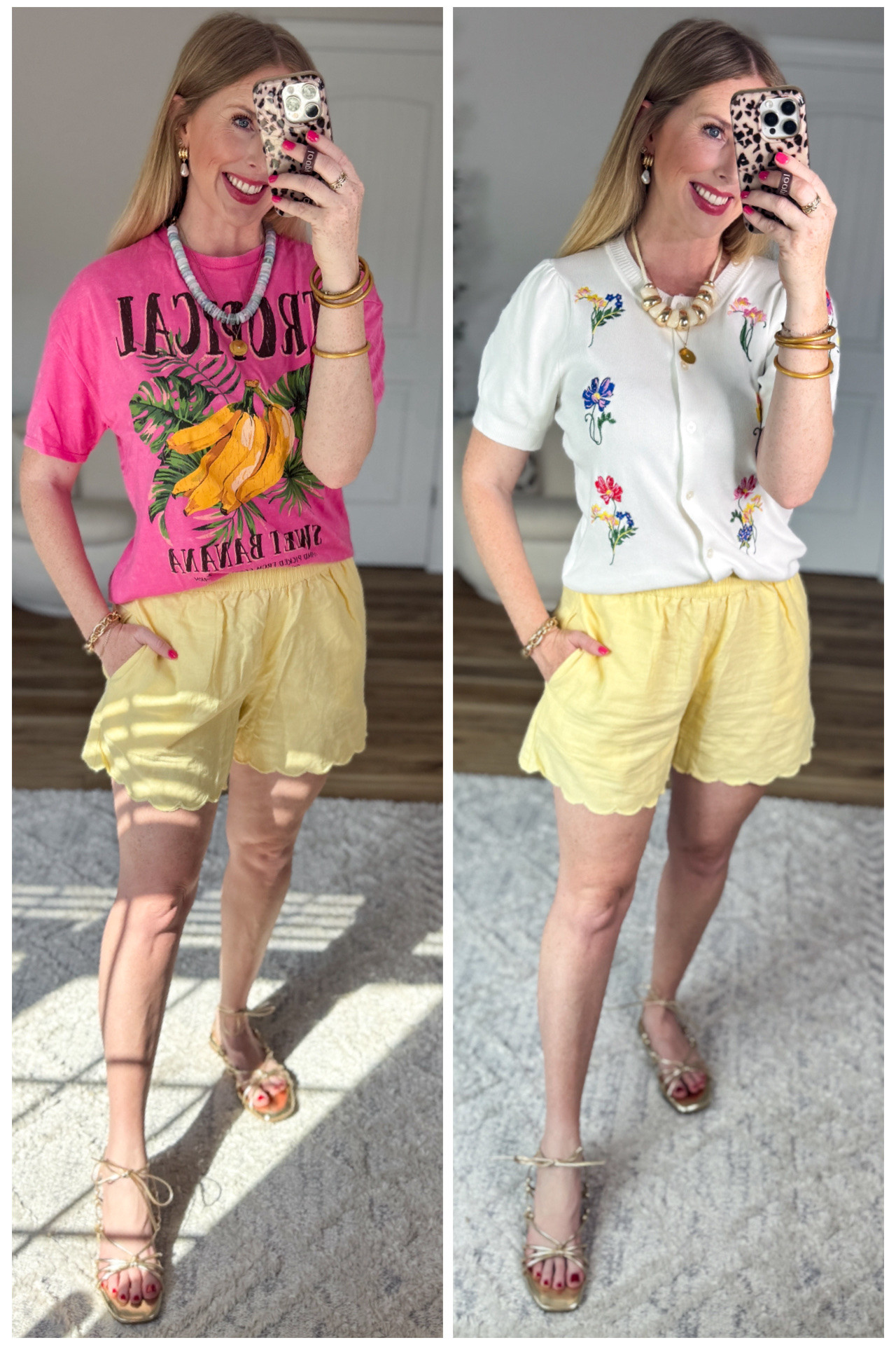2 ways to style these scallop shorts from Walmart!

#LTKootd #LTKmomlife