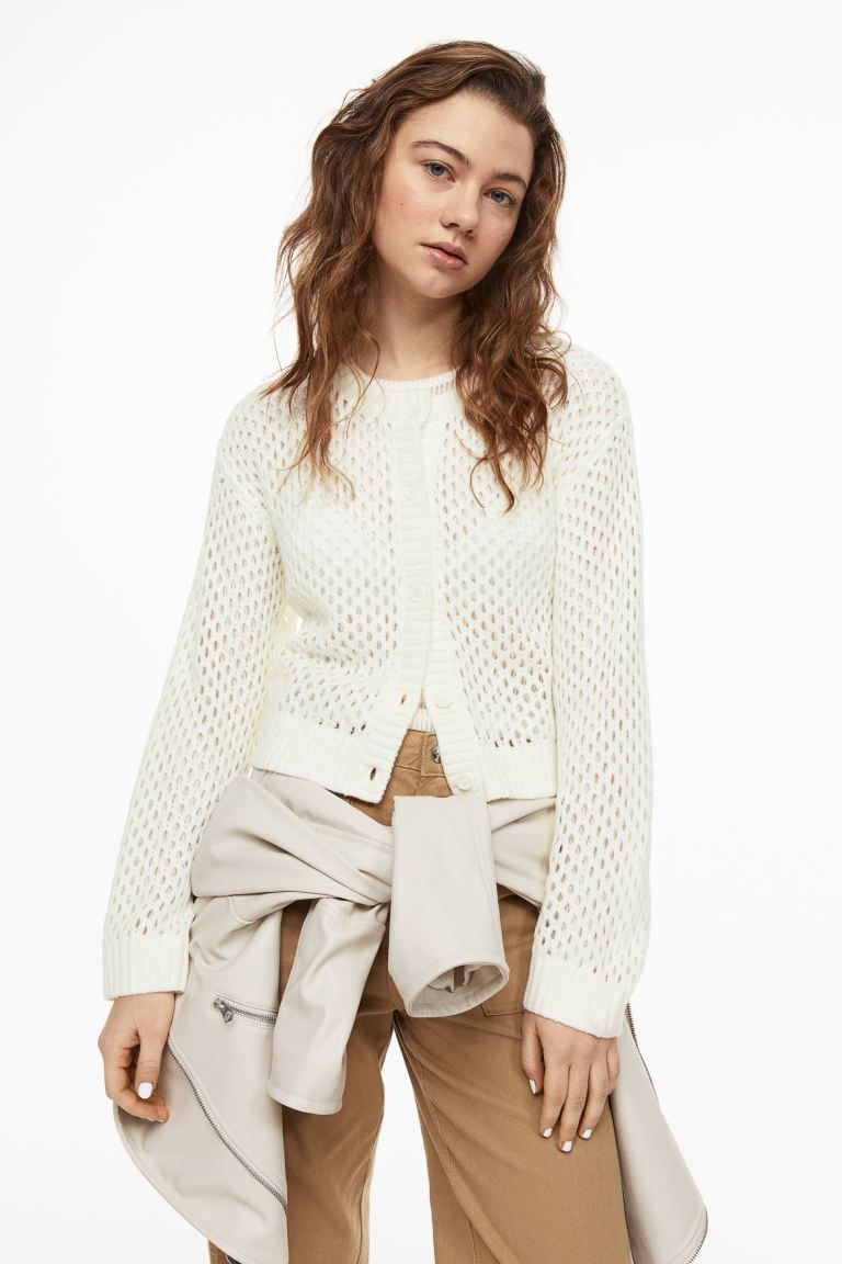 Hole-knit Cardigan | H&M (US)