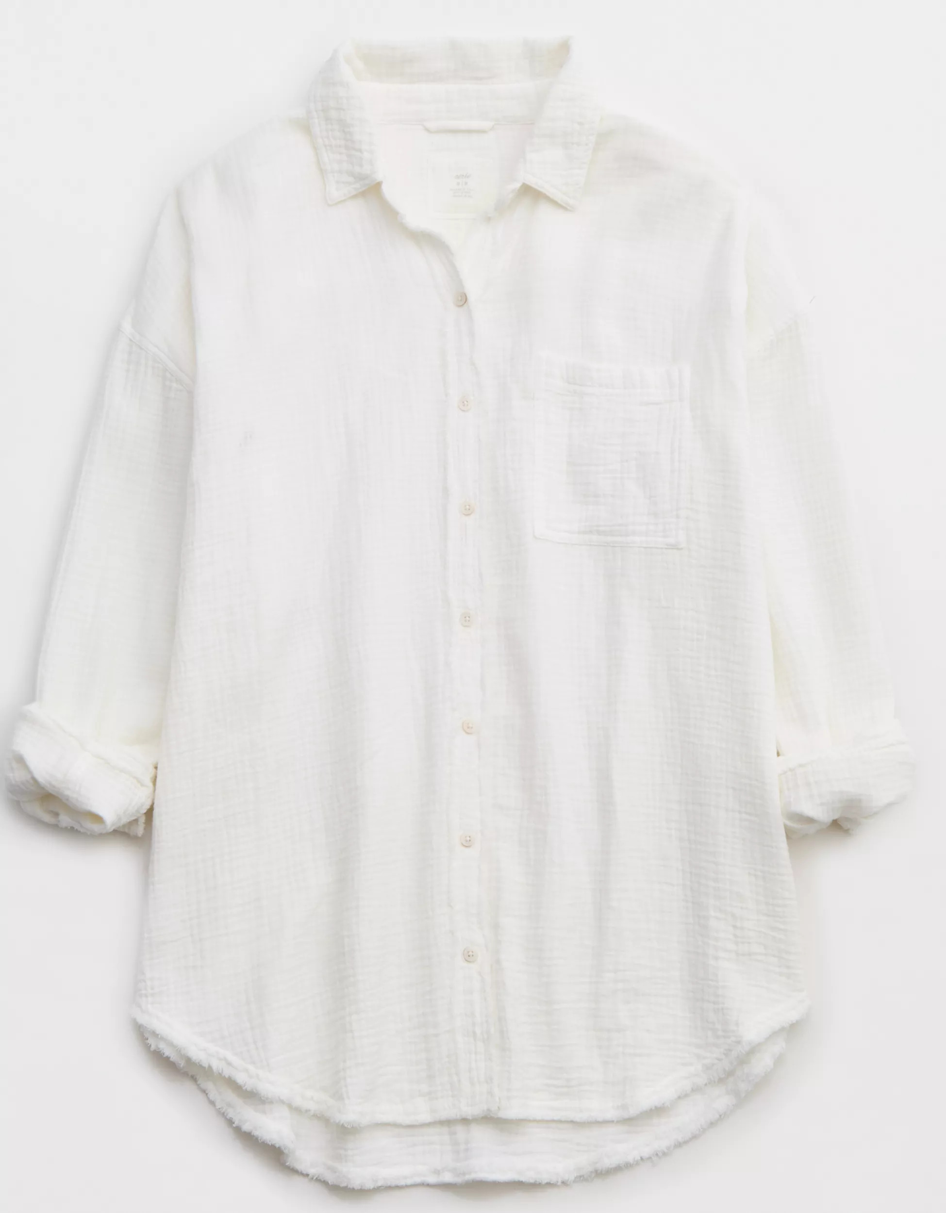 Aerie Pool-To-Party Cover Up Shirt | American Eagle Outfitters (US & CA)